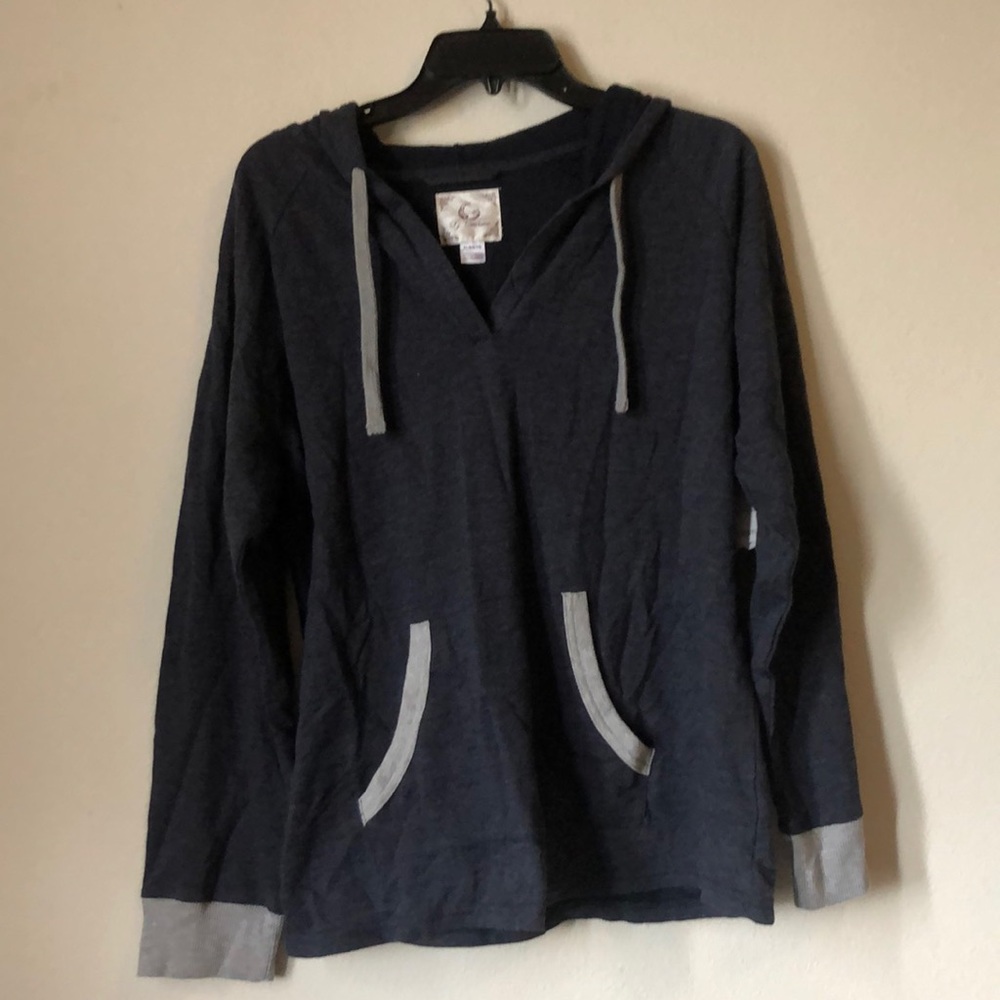 2 piece matching shorts and sweatshirt